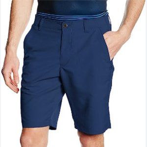 Under Armour Shorts Mens 32 Blue Chino Golf Heatgear Lightweight Stretch